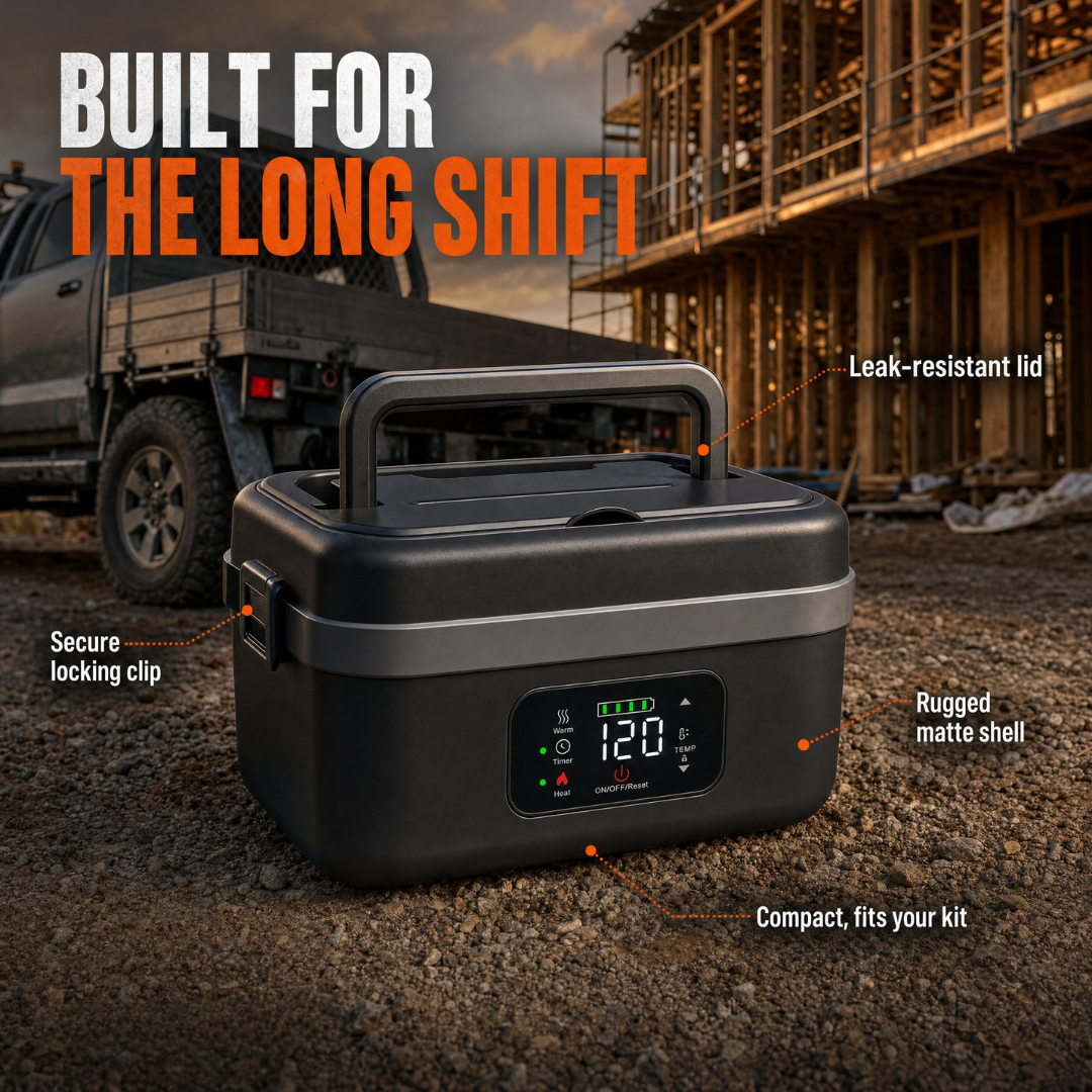 Steel Grip Heating Lunchbox