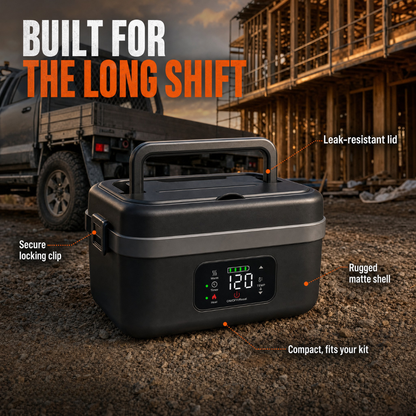 Steel Grip Heating Lunchbox