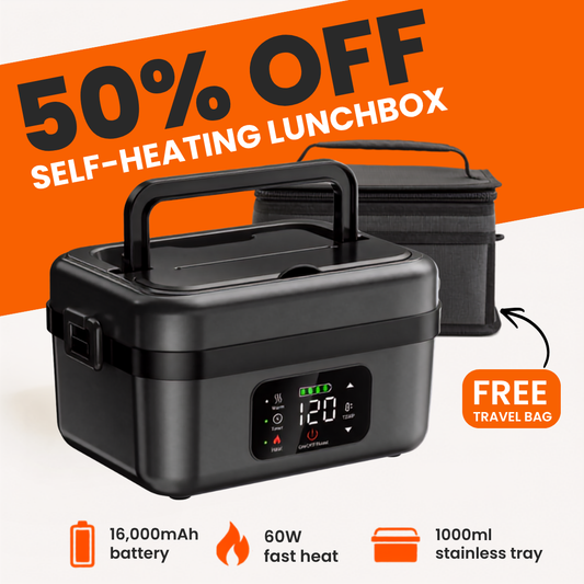 Steel Grip Heating Lunchbox
